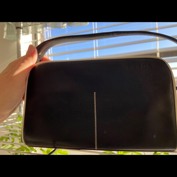 Vintage Prada Black Shoulder Purse - Picture 7 of 15